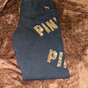 VS Pink Yoga Leggings